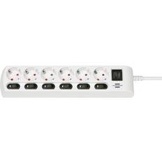 Brennenstuhl Regleta De 6 Enchufes 2 M Blanco