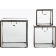 Glas - Transparent Kasser & Kurve House Doctor 203990322 Opbevaringsboks 3stk