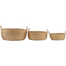 Beige Paniers House Doctor Carry Panier 60cm 3pcs