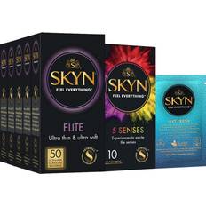 Skyn kondom Skyn Elite 5x10-pack + 5 Senses 8-pack