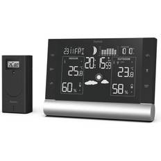 Temperatuur in Fahrenheit Weerstations Hama Weerstation Black Line Plus