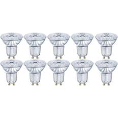 Riflettore Lampadine LEDVANCE OSRAM LED riflettore GU10 4,3W 2.700K 350lm 10x trasparente