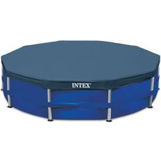 Intex Cobertor piscina tubular 3,05M Azul