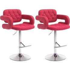 Barhocker CLP Dublin Polyester 2-pack Barhocker 123cm 2Stk.