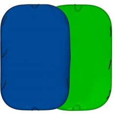 Collapsible Reversible Background Blue/Green