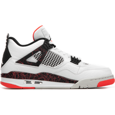 43 - Nike Air Jordan 4 Zapatos Nike Air Jordan 4 Retro M - Pale Citron/Bright Crimson