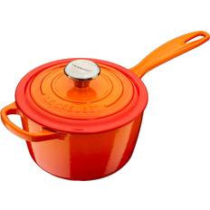 Gjutärn Övriga kastruller Le Creuset Volcanic Signature Gjutjärn med lock 1.5 L 16 cm