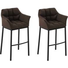 CLP Damaso Polyester 2-pack Tabouret de bar 110cm 2pcs