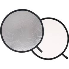 Collapsible Reflector 95cm Silver/White
