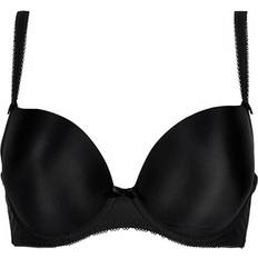 Deco Moulded Plunge Bra - Black