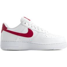 Nike Air Force 1 Low '07 White Noble Red Women's