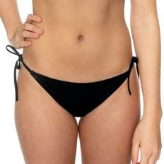 XXS Bikiniunderdelar Calvin Klein Intense Power Brazilian Tie Side Bikini Bottom - PVH Black