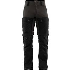 Black fjällräven keb trousers long black fjällräven Fjällräven Keb Gaiter Trousers - Black/Stone Grey