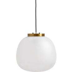 Nordal Loftlamper Nordal Frost White/Brass Pendel 40cm