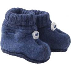 Uld Babysko Børnesko Mikk-Line Futter Soft Wool - Blue Melange