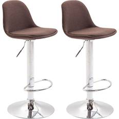 CLP Kiel Polyester Bar Stool 115cm 2pcs