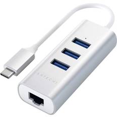 Nätverk hub ethernet Satechi Type-C 2-in-1 USB