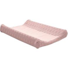 Jollein Housse de matelas à langer River Knit 50x70 cm Rose pâle