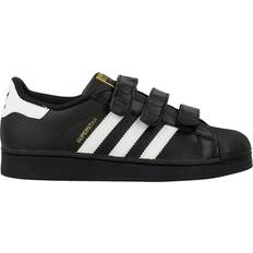 adidas Kid's Superstar Foundation Strap - Core Black/Cloud White/Core Black