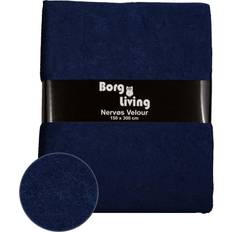 Nervøs velour Borg Living Nervøs Velour Dug Blå (300x150cm)