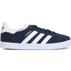 Adidas Blue Trainers Children's Shoes adidas Junior Gazelle - Collegiate Navy/Cloud White/Cloud White