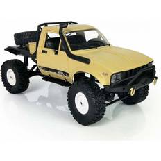 Amewi Pick-Up Truck sable brushed 1:16 Auto RC électrique Véhicule tout-terrain 4 roues motrices (4WD) prêt à fonctionner (RtR) 2,4 GHz avec accu et câble