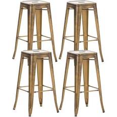 Oro Taburetes de bar CLP Joshua Taburete de bar 77cm 4pcs