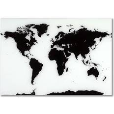 Naga Magnetic Glass Map 80x70cm