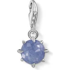 Månadssten Thomas Sabo Monthly Stone December Charm Pendant - Silver/Dumortierite