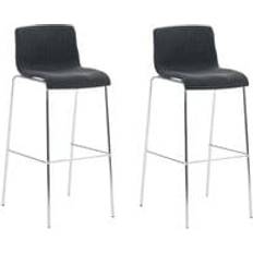 CLP Hoover Fabric Tabouret de bar 100cm 2pcs