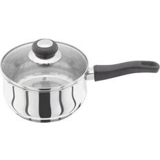 Aluminium Sauciers Judge Vista with lid 0.85 L 14 cm