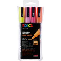 Hobbymateriale Uni Posca PC-3M Sparkling Colors Fine Bullet 4-pack