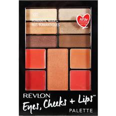 Palette Prodotti labbra Revlon Eyes Cheeks & Lips Palette 100 Romantic Nudes