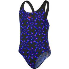 Speedo splashback Speedo Allover Splashback Swimsuit - Black/Blue (807386C792)