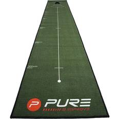 Jaune Accessoires de golf Pure2Improve Pure 2 Improve Golfputting Mat 400 x 66 cm