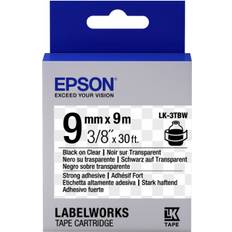 Transparent Märkband Epson LabelWorks Black on Clear