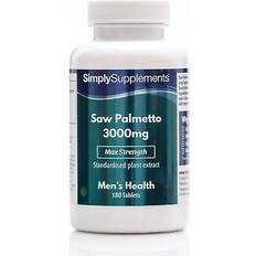 Saw palmetto Simply Supplements Saw Palmetto 3000mg 180 pcs