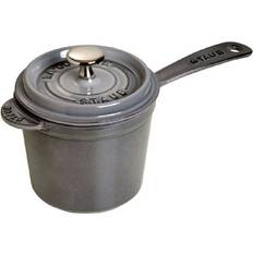 Fonte Autres Casseroles à Sauce Staub Cast Iron High avec couvercle 1.2 L 14 cm