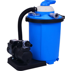 Pompe per Piscina vidaXL Pompa con Filtro a Sabbia con Timer 550 W 50 L