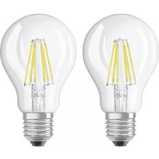 Osram led 7w 806lm LEDVANCE Set da 2 lampadine LED, E27 goccia, trasparente, luce calda, 7W= 806LM (equiv 60 W) 320 OSRAM