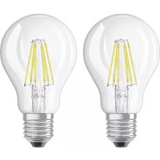 Light Bulbs LEDVANCE Star CLAS A 60 CL LED Lamp 7W E27 2-pack