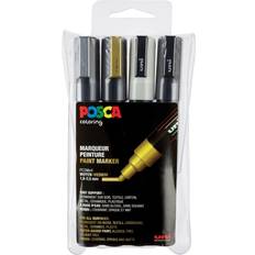 Hobbymateriale Uni Posca PC-5M Medium Bullet 4-pack