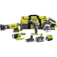 Ryobi Batterier Sæt Ryobi R18CK4-252S (1x2.0Ah+1x5.0Ah)