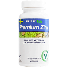 Vetegräspulver Vitaminer & Mineraler Better You Premium Zinc 100 st