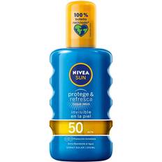 Sprühflaschen Sonnenschutz Nivea Sun Protege & Refresca Solar Spray SPF50 200ml