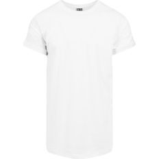 Urban Classics Long Shaped Turnup T-shirt - White