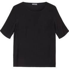 Minimum Overdele Minimum Elvire Short Sleeved Blouse - Black