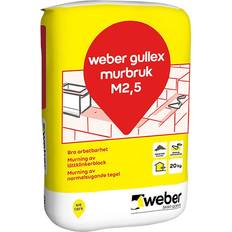 Weber Saint-Gobain Mur- & Putsbruk Weber Saint-Gobain Gullex B M 2.5 502080984 20kg