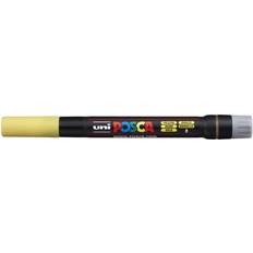 Gule Penseltusjer Uni Posca PCF 350 Brush Tip Yellow