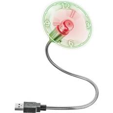 Trust Flex Ventilatore Domestico Con Pale Nero Argento